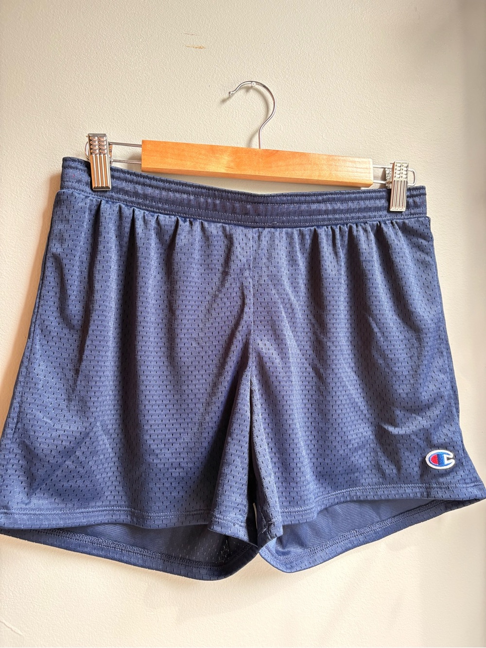 Champion Women’s Navy Blue Mesh Athletic Shorts